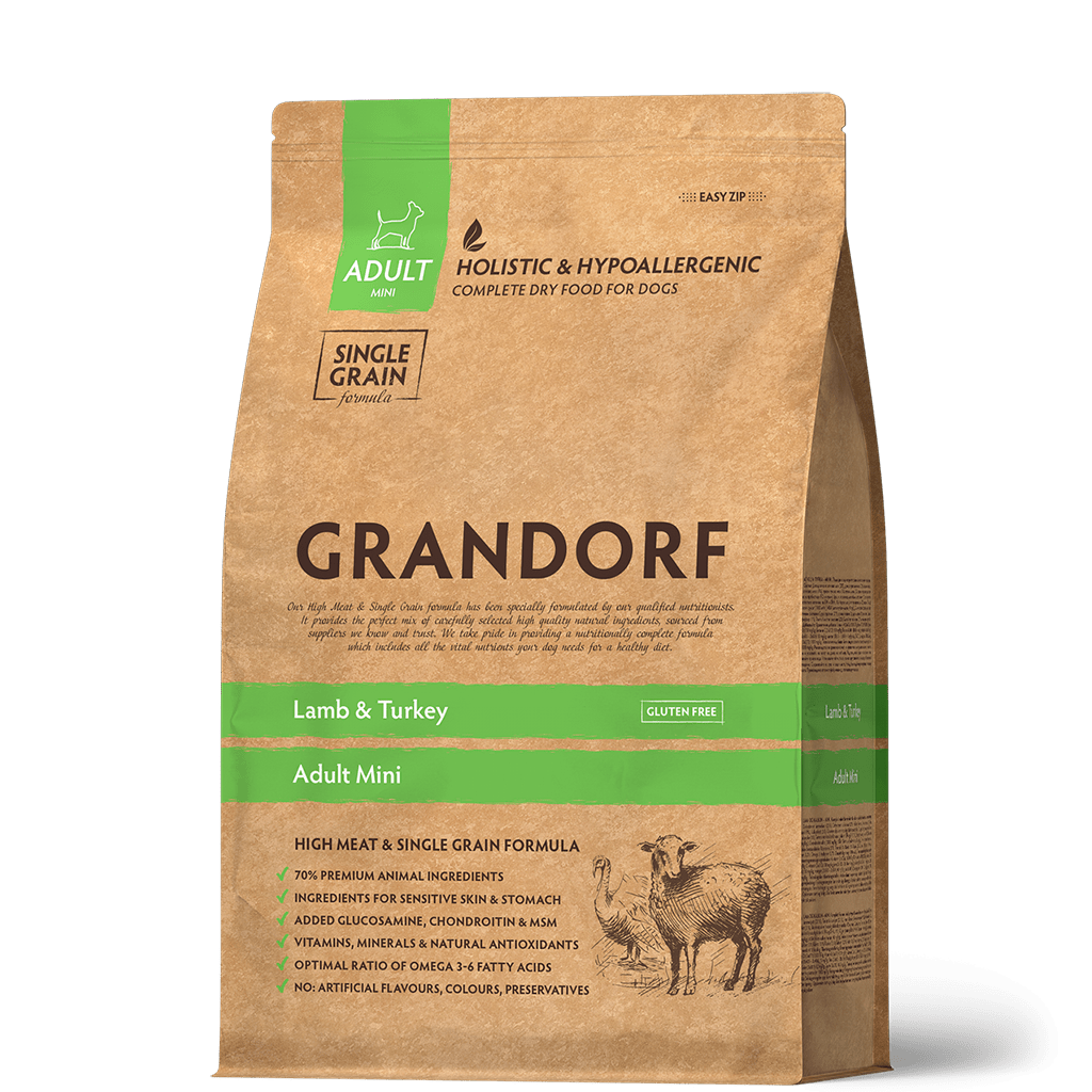 Сухой корм для собак Grandorf гипоаллергенный, Low Grain, ягненок с ...