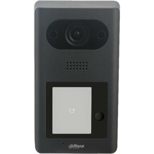 Видеопанель Dahua DHI-VTO3211D-P1-S2, цветная, накладная, черный видеодомофон dahua dhi vto3211d p4 s2