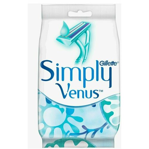 Gillette Одноразовые станки Simply Venus 2, 2 шт