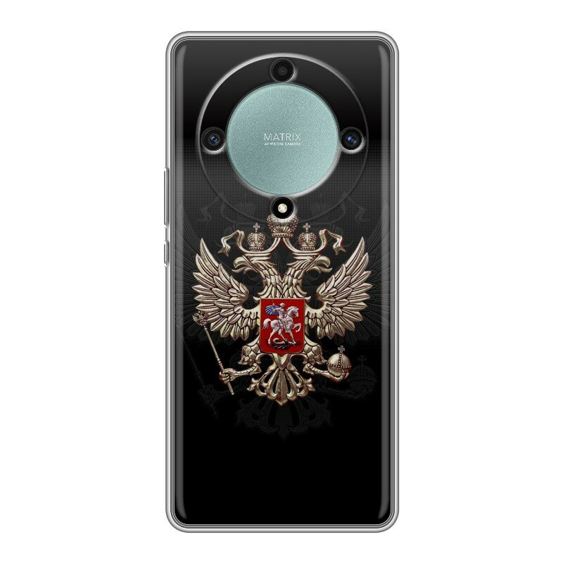 Дизайнерский силиконовый чехол для Хонор Х9а / Huawei Honor X9a Герб России