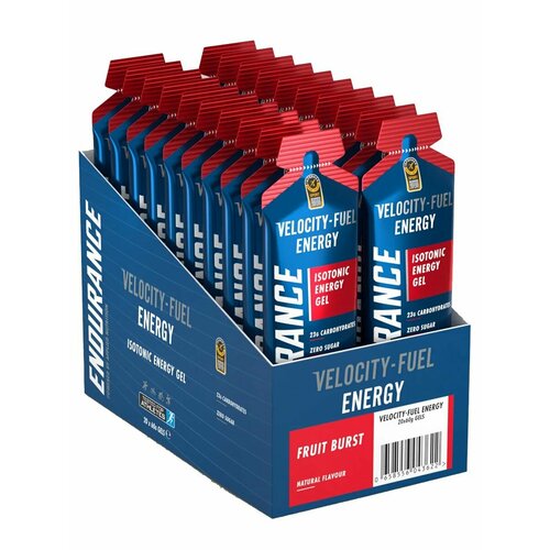 applied nutrition endurance velocity fuel energy isotonic gel 6x60г кола APPLIED NUTRITION, Endurance Velocity Fuel ENERGY Isotonic Gel, упаковка 20x60г (Фруктовый)