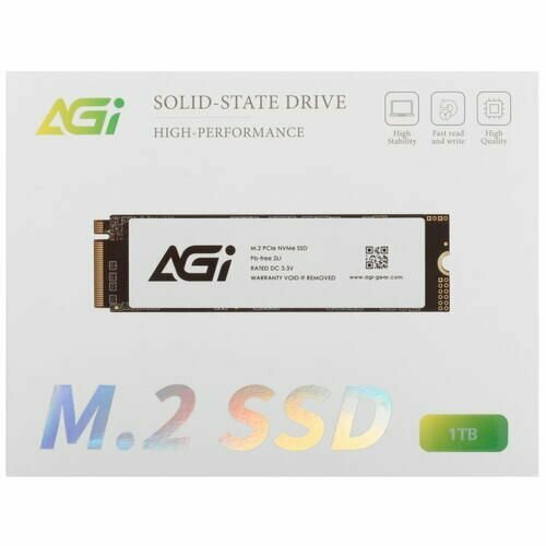 Твердотельный накопитель SSD AGI AI298 M.2 2280 1TB Client SSD PCI-E 3. x x4, 3D NAND