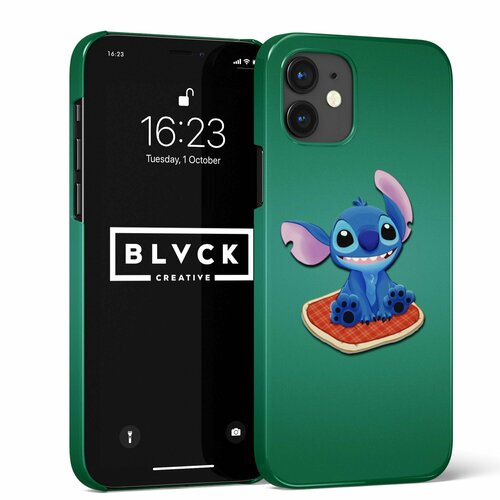 Чехол для IPhone 13 с рисунком Lilo and Stitch / Накладка с принтом Лило и Стич