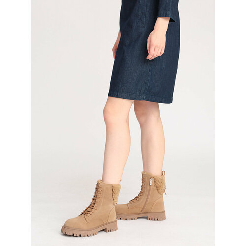 фото Ботинки palazzo d'oro, размер 40, бежевый