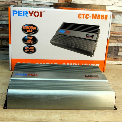 Усилитель автомобильный Pervoi CTC-M668 A B класс 4-канальный Усилитель звука 599900₽