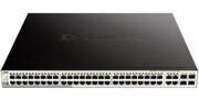 Коммутатор D-Link DGS-1210-52MP/FL1A 52G 48PoE+ 370W настраиваемый