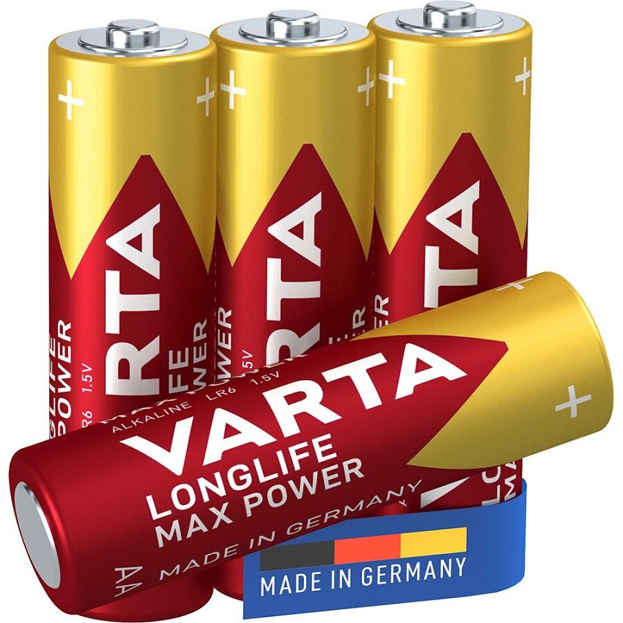 Батарейка Varta LONGLIFE Max Power AA 1.5v - 4 шт. на блистере