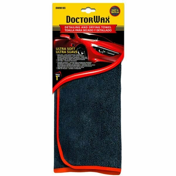 Микрофибра для сушки и финишной обработки 50x70 см. DoctorWax DW9918s