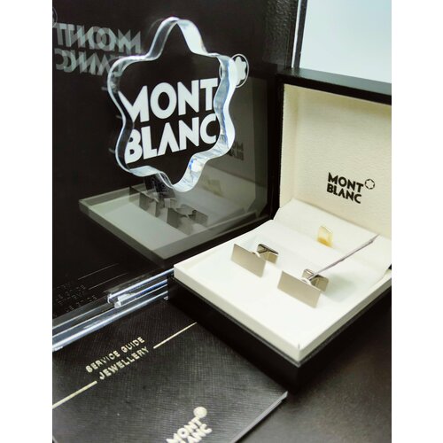 Запонки Montblanc, серебряный