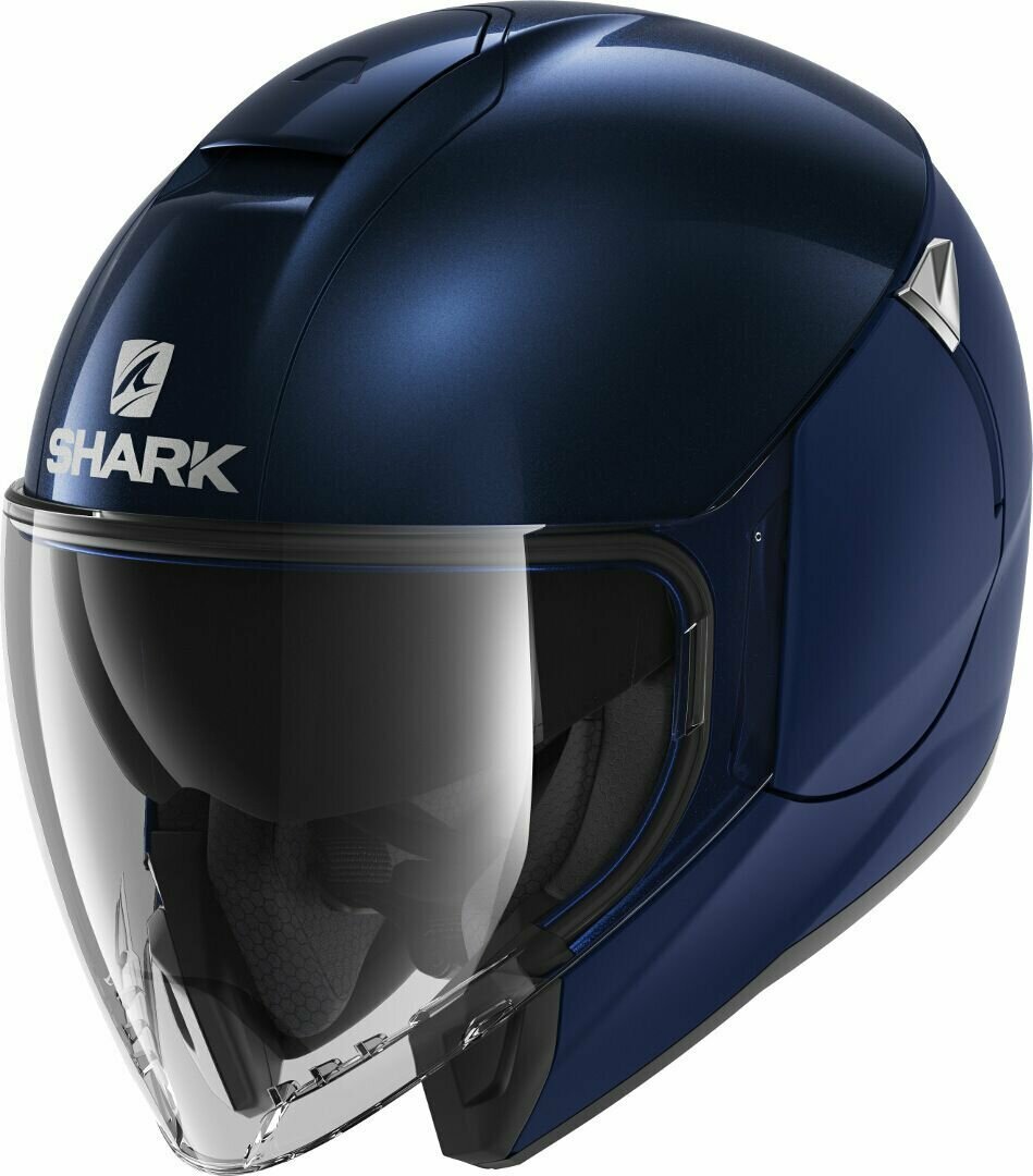 Мотошлем открытый SHARK CITYCRUISER DUAL BLANK Blue, XS