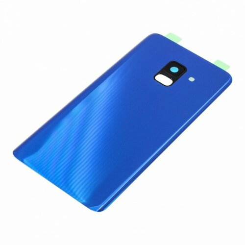 Задняя крышка для Samsung A530 Galaxy A8 (2018) синий, AAA чехол крышка skinbox slim silicone для samsung galaxy a5 2018 a8 силиконовый