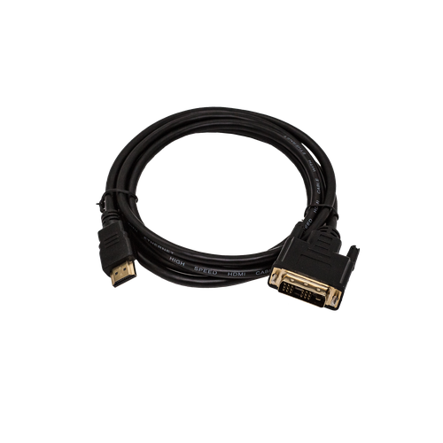 Кабель Filum HDMI-DVI, 1.8 м, FL-C-HM-DVIDM-1.8M, медь, черный, разъемы: HDMI A male-DVI-D single link male, пакет кабель displayport dvi d filum fl c dpm dvid2m 1 8m 1 8 м медь черный разъемы display port male dvi d dual link male пакет