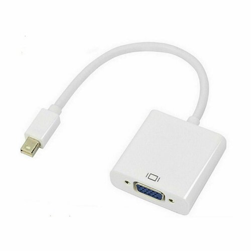 Кабель-Адаптер Mini DisplayPort 1.3v к VGA / Длина кабеля 0,2 метра /4K*2K / VGA