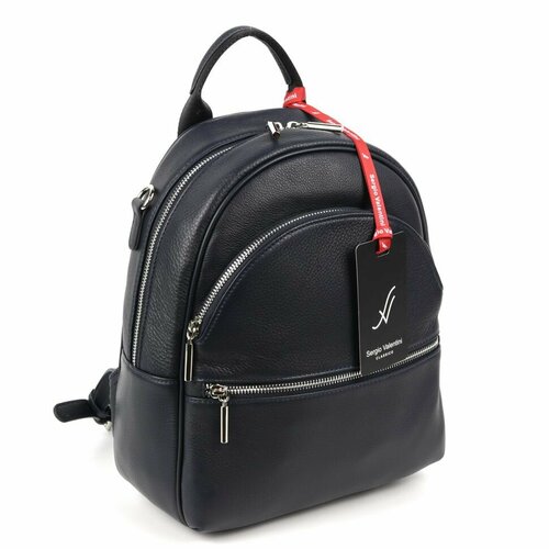 фото Рюкзак sergio valentini, фактура гладкая, синий