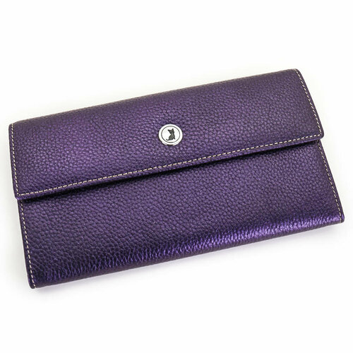 фото Кошелек sergio valentini, фактура гладкая, фиолетовый