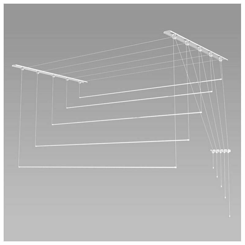 Сушилка для белья Лиана Люкс 1,9м 5 стержней (потолочная)