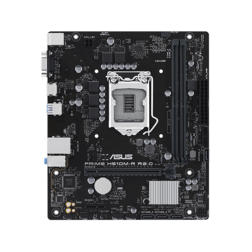 Материнская плата ASUS PRIME H510M-R R2.0-SI, Socket1200, Intel H510, mATX материнская плата asus prime h510m r