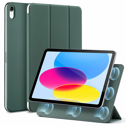 Чехол ESR для iPad 10.9 (2022) Rebound Magnetic Forest Green чехол esr для ipad air 10 9 2020 2022 rebound magnetic rose gold