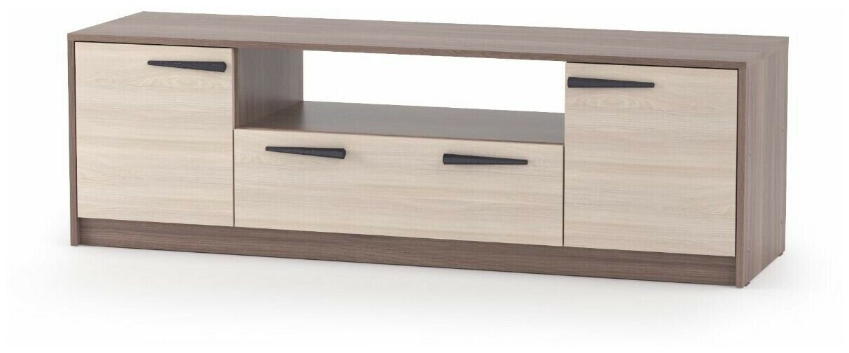 фото Стойка под телевизор Мебель-Комплекс Оптима Тумба под ТВ 2 Шимо темный/Шимо светлый