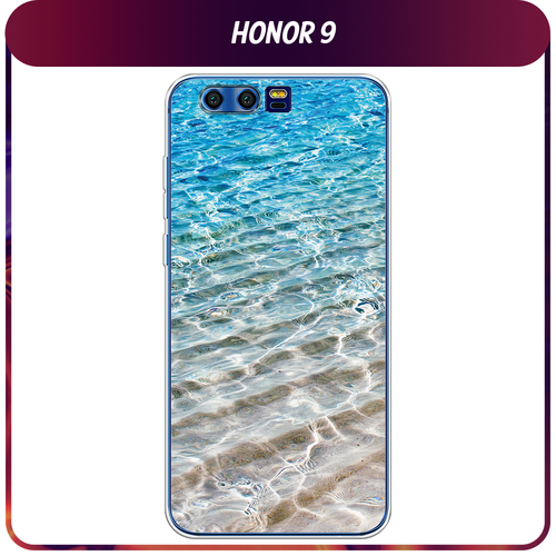 Силиконовый чехол на Honor 9 / Хонор 9 Волны 10 силиконовый чехол на honor 9 хонор 9 бирюзовые волны