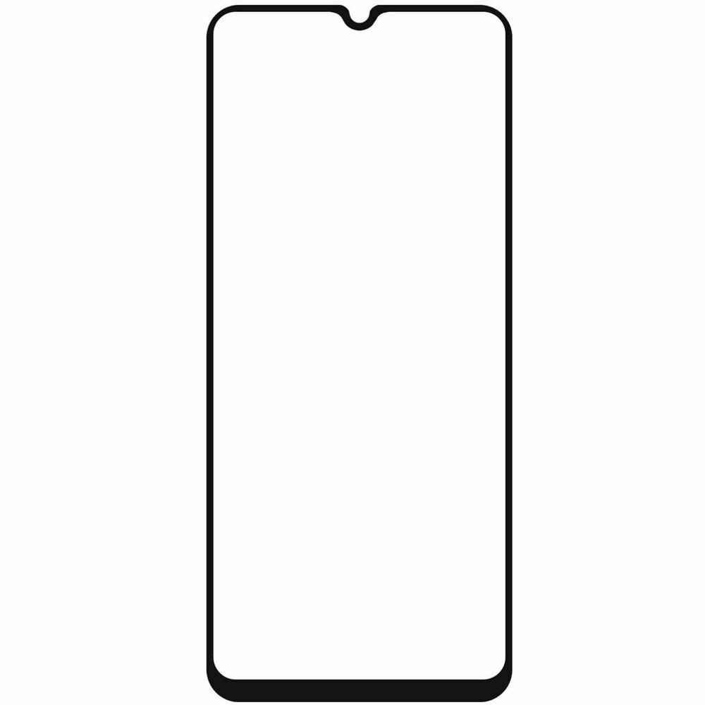 Стекло защитное Full Glue Premium Krutoff для INFINIX Hot 40/ 40 Pro черное — фото 1