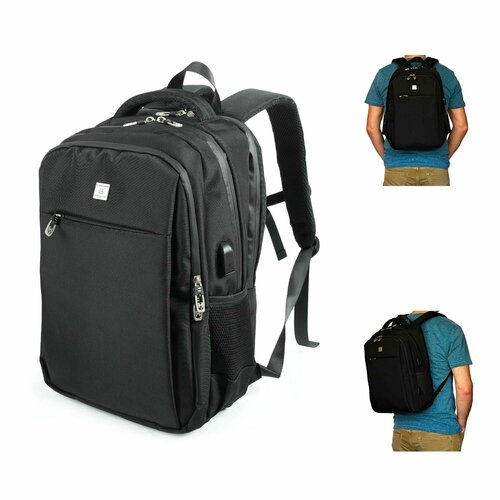 фото Рюкзак городской hedgard 4301 black, с отделением для ноутбука