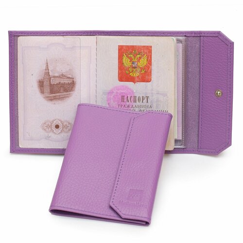 Обложка для паспорта HellenBerg, сиреневый