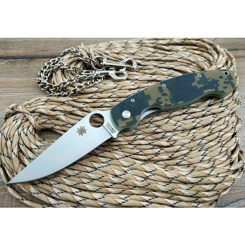 фото Нож складной spyder military пиксель нет бренда