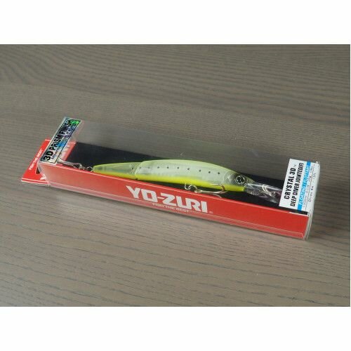 Воблер для рыбалки Yo-Zuri Crystal 3D Minnow DD Jointed F1155 GHCS