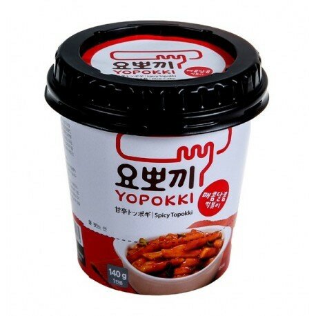 Sweet and Spicy Topokki Токпокки сладко-острый (рисовые палочки с соусом), стакан 140г