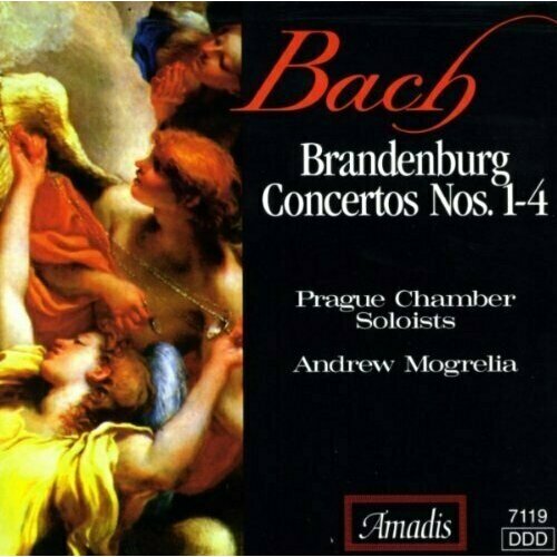 AUDIO CD Bach. Brandenburg Concertos 1-4 - Mogrelia виниловая пластинка nikolaus harnoncourt concentus musicus wien bach brandenburg concertos nos 1 6 [rec 1981] 0190295020309