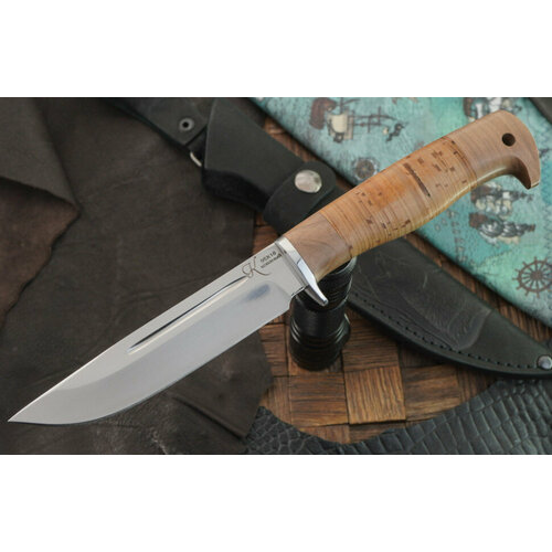 фото Мастерская курносова нож сокол-1, сталь 95х18, рукоять береста ножевая мастерская курносова