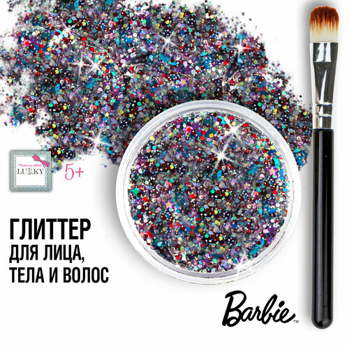 Набор блестков для тела и лица Barbie Lukky цвет Микс barbie bmr1959 lukky тушь для волос цвет неоновый красный т20067