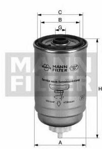 Топливный фильтр Mann-Filter - фото №8