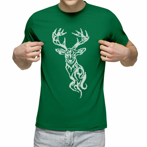 фото Футболка us basic, размер l, зеленый