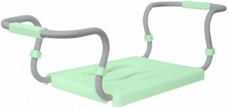 Сиденье Primanova M-KV03-05 на борта ванны, цвет зеленый, размер сиденья 36х26 см, максимальная нагрузка 120 кг