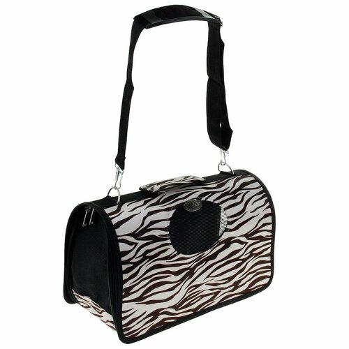сумка переноска каркасная для животных кошек на молнии Сумка-переноска Пижон для животных каркасная белый тигр размер S