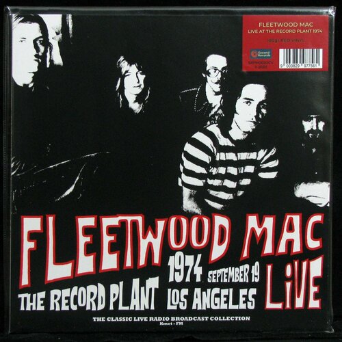 Виниловая пластинка Second Fleetwood Mac – Live (The Record Plant Los Angeles 1974 19th September)