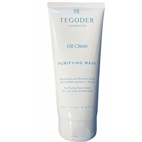 Очищающая маска Tegor Oil Clean для жирной и нормальной кожи, 200мл