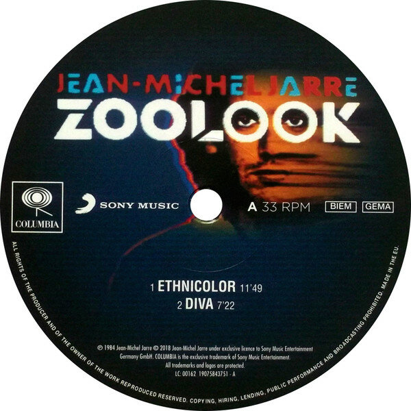 Jean Michel Jarre Jean Michel Jarre - Zoolook Sony Music - фото №6