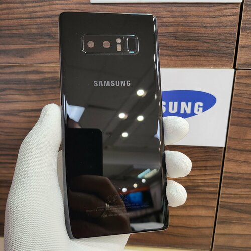 Крышка для Samsung Note 8 (заднее стекло) Оригинал 100% цвет: чёрный