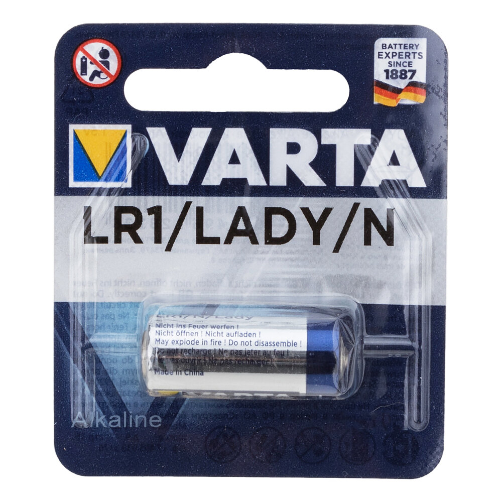 Батарейка Varta LR 1 BLI 1 Alkaline (4001101401) - фото №19