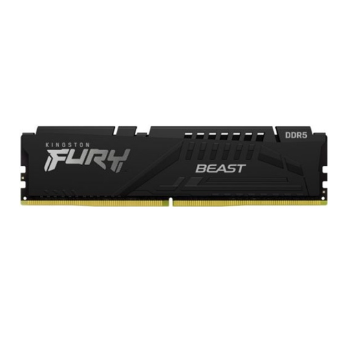 Оперативная память Kingston 8GB 5600MT/s DDR5 CL40 DIMM FURY Beast Black оперативная память kingston ddr5 32gb 6000mt s ddr5 cl40 dimm fury beast black xmp kf560c40bb 32