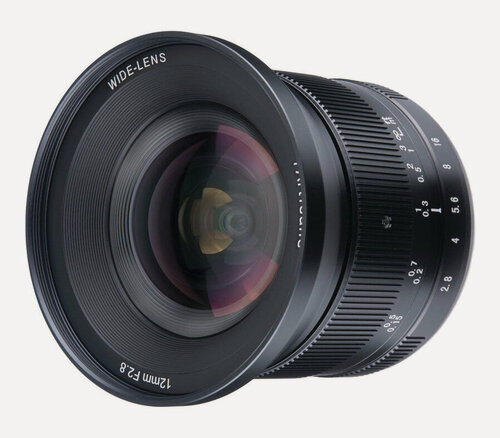 Изображение товара Объектив 7Artisans 12mm f/2.8 II Canon RF, сверхширокоугольный (рыбий глаз), черный