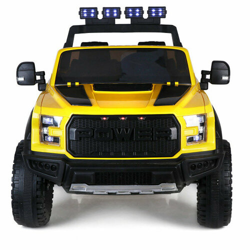 FUTAI FORD RAPTOR 12V Электромобиль полный привод, EVA XHD-F150-YELLOW