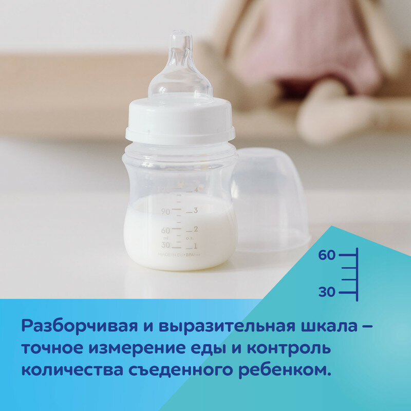 Антиколиковая бутылочка для кормления Canpol babies Easystart Newborn Baby, 120 мл, голубой (35/216_blu) - фото №16