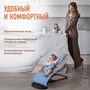 Детский складной шезлонг Mamagoods для новорожденных кресло качалка для малышей от 0