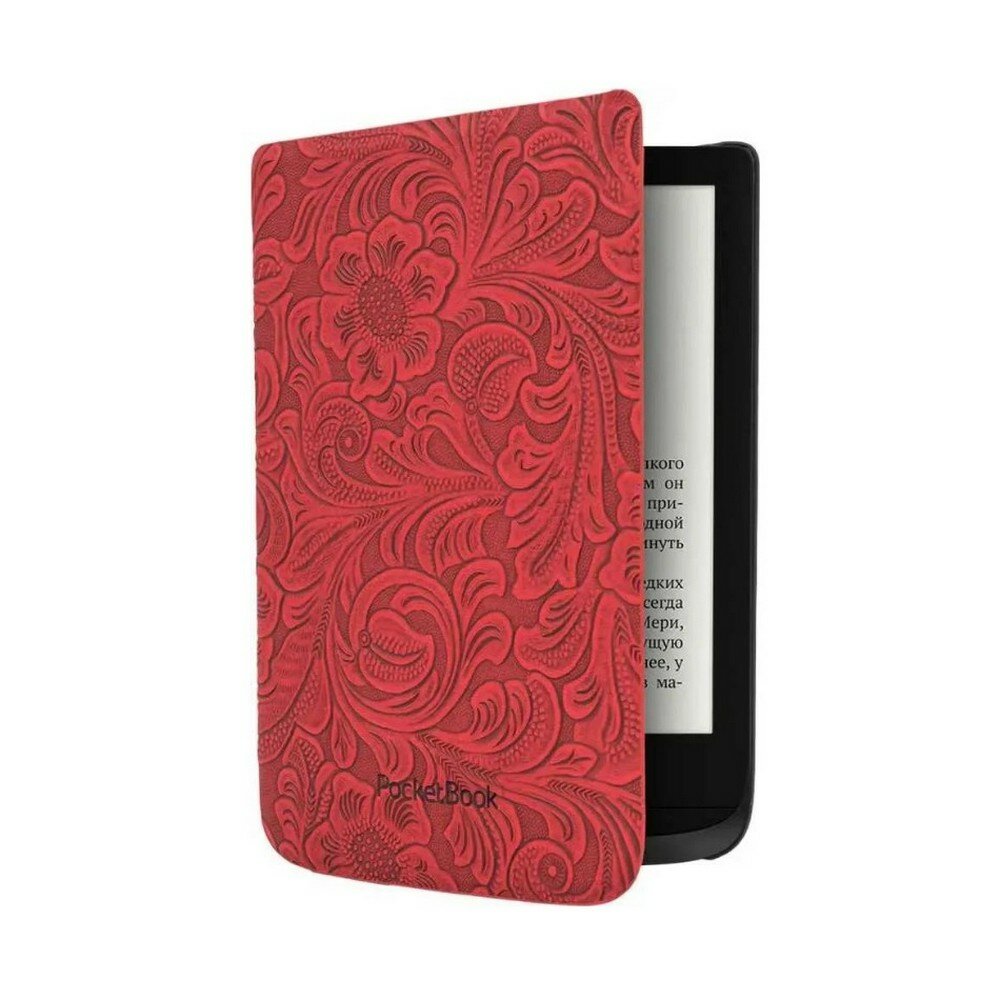 Чехол для электронной книги PocketBook HPUC-632-R-F, узор, красный — фото 5