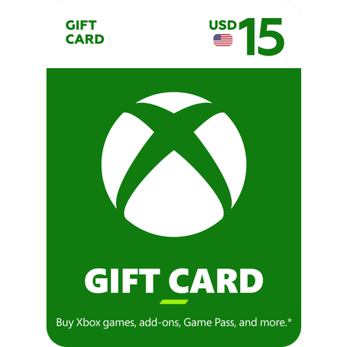 Пополнение счета Xbox на 15 USD ($) Америка / Код активации USD / Подарочная карта Иксбокс / Gift Card XBOX