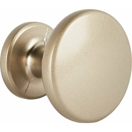 Ручка-кнопка мебельная 7501 30x100 мм, цвет матовый никель